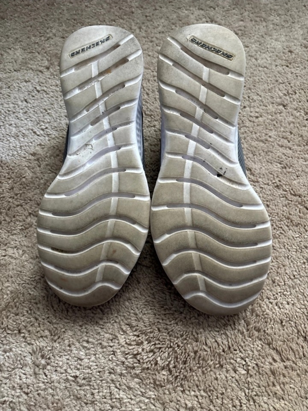 Skechers Men’s Gray Mesh Athletic Sneakers - Picture 3 of 3